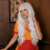 White Body Wave Wig 26