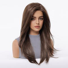AuraTress MONO Chocolate Brown Long Soft Waves 20