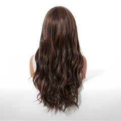 AuraTress MONO Brown & Gold Long Curly 22