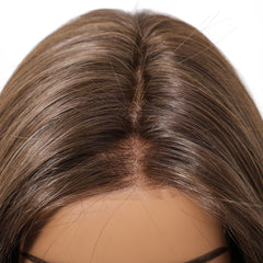 AuraTress MONO Brown Medium Curly 14