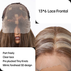 LaceFront Brown & Blonde Extra Long Wavy 30