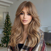 Beige Blonde Long Wave Wig 20