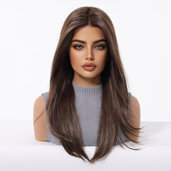 AuraTress MONO Chocolate Brown Long Soft Waves 20