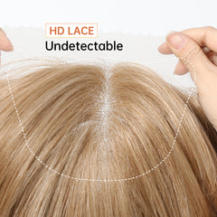 LaceFront Honey Beige Blonde Long Feathered Layers 22