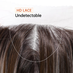 LaceFront Ash Blonde Balayage Long Straight 30