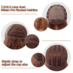 AuraTress MONO Chocolate Brown Long Soft Waves 20