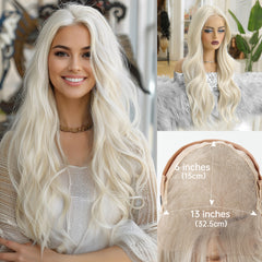LaceFront White Long Curly 28