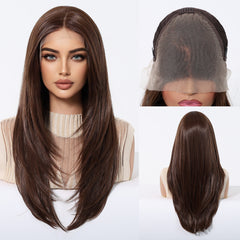 LaceFront Brown Long Curly 22