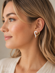 Aurora Heart Earrings