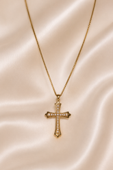 Classic Gold Cross Necklace