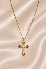 Classic Gold Cross Necklace