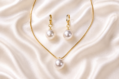 Luna Pearl Grace Necklace & Earring Set