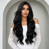 LaceFront Midnight Black Soft Glam Waves 28