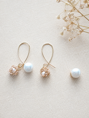 Pearl Nest Earrings
