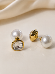 Crystal Pearl Studs Earing