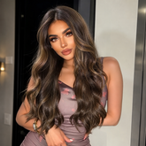 LaceFront Brown & Gold Long Curly 24