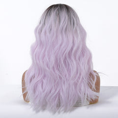 Moonlit Lavender Wavy Wig with Shadow Root 20