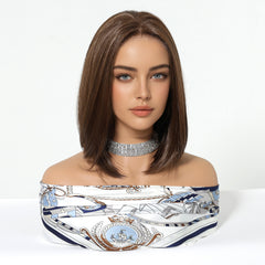 LaceFront Chocolate Brown Medium Sleek Bob 12
