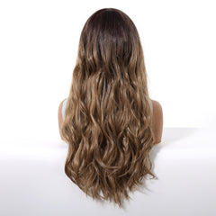 AuraTress MONO Brown Top to Blonde End Long Wavy 24