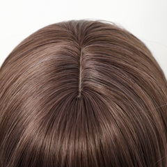 Soft Mocha Classic Bob with Full Bangs 14