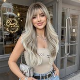 Ash Blonde Long Wave Wig 24
