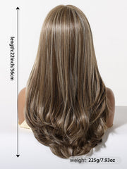 AuraTress MONO Ash Brown Long Layered Waves 22