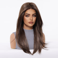 AuraTress MONO Chocolate Brown Long Soft Waves 20