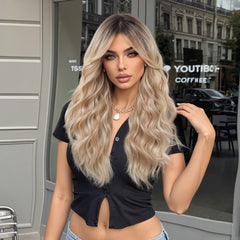Champagne Blonde Beach Waves 24