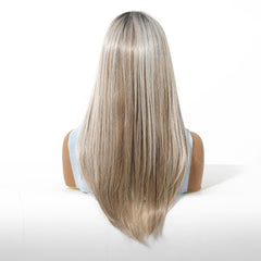 AuraTress MONO Blonde with Dark Roots Long Straight 20