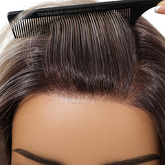 AuraTress MONO Silvery Blonde Short Bob 10
