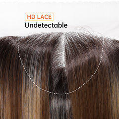 LaceFront Brown & Gold Extra Long Straight 30