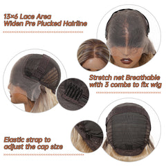 LaceFront Beige Blonde with Shadow Root 28