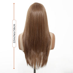 LaceFront Light Mocha Brown with Beige Highlights 22