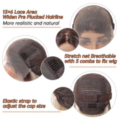 LaceFront Shadow Root Champagne Blonde Body Long Wave 28