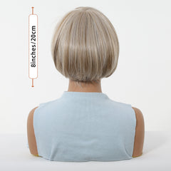 AuraTress MONO Blonde Medium Bob Straight 8