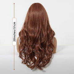 AuraTress MONO Red Brown Long Wavy 20