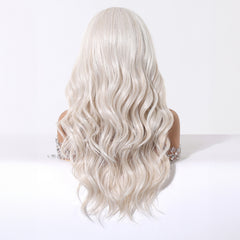 LaceFront Arctic Pearl Blonde Long Wavy 24