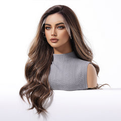LaceFront Brown & Gold Long Curly 24