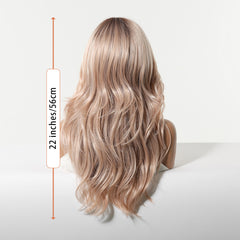 Champagne Blonde Soft Waves 22