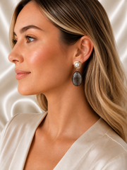 Pearl Eclipse Earrings