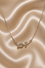 Silver Leaf Necklace