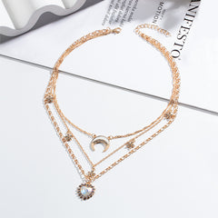 Moon & Heart Necklace