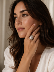 Silver Pearl Ring
