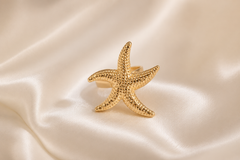 Gold Starfish Ring