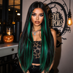 Black Emerald Highlight Straight 26