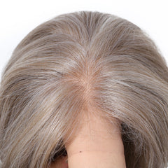 LaceFront Silvery Blonde Medium Bob 10