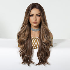 LaceFront Chestnut Brown Long Soft Waves 26