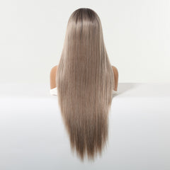 LaceFront Beige Ash Blonde Long Waves 30