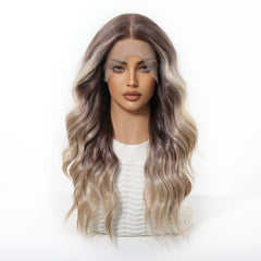 LaceFront Mushroom Blonde Loose Waves 24