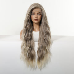LaceFront Cashmere Blonde Long Wavy 30